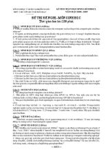 Kì thi chọn học sinh giỏi đồng bằng Sông Cửu Long năm học 2008 - 2009 đề thi đề nghị - môn sinh học thời gian làm bài 180 phút